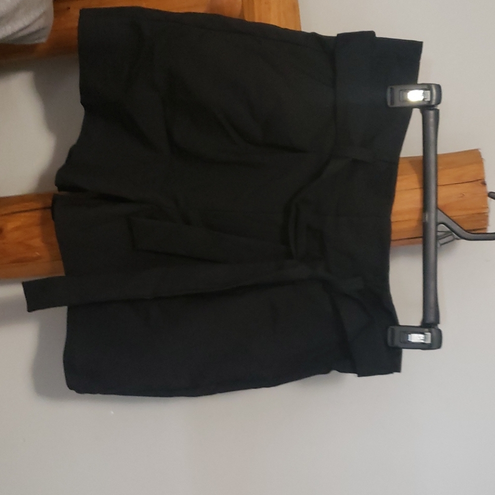 Black high waist shorts